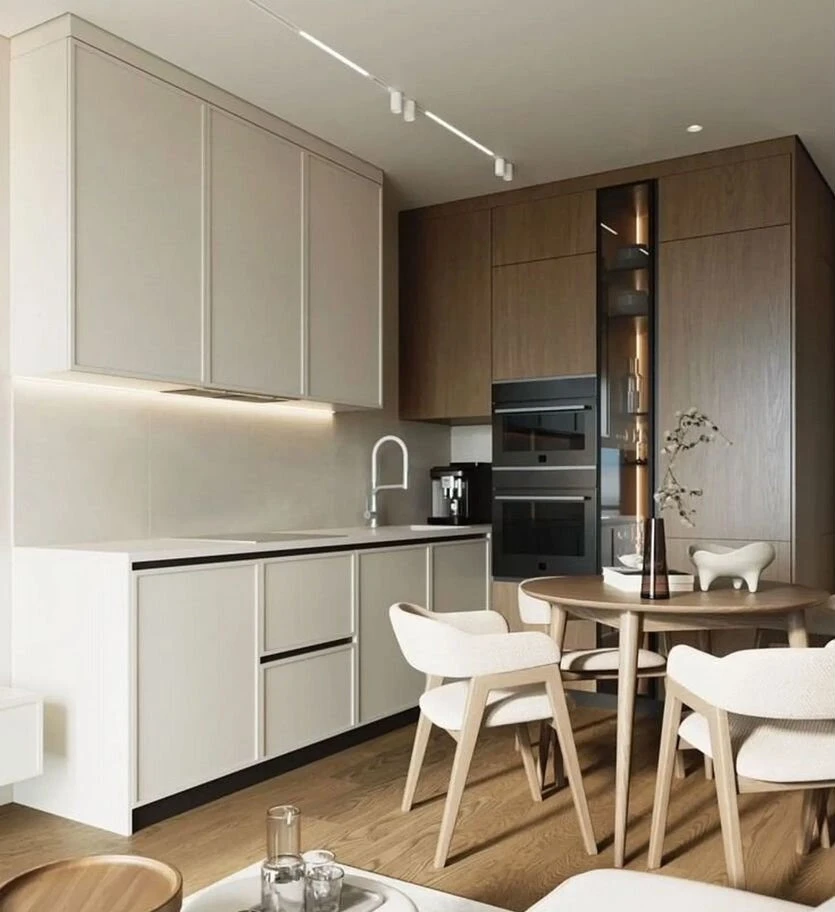 Кухня из шпона на заказ по вашим размерам